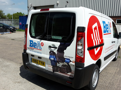 Van Rear Graphics (BeA)