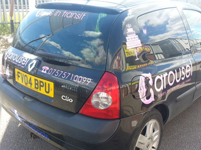 Van Rear Graphics (Corousel)