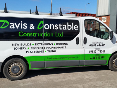 Van Side Graphics (Davis and Constable)