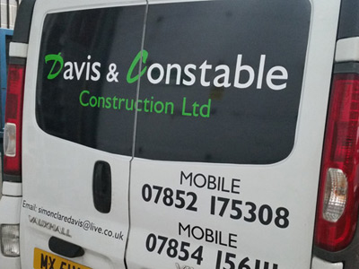 Van Rear Graphics (Davis and Constable)