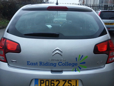 Van Rear Graphics (East Riding College)