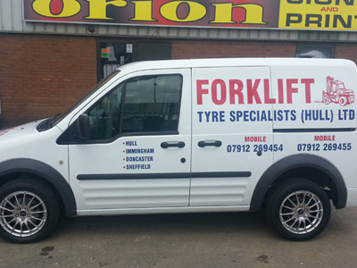 Van Side Graphics (Forklift)