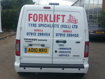 Van Rear Graphics (Forklift)