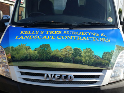 Van Front Graphics (Kellys)