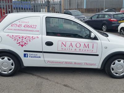 Van Side Graphics (Naomi Nails and Beauty)