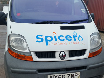 Van Front Graphics (Spicer)