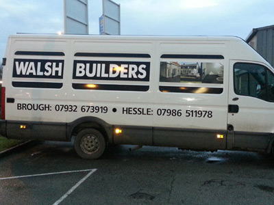 Van Side Graphics (Walsh Builders)