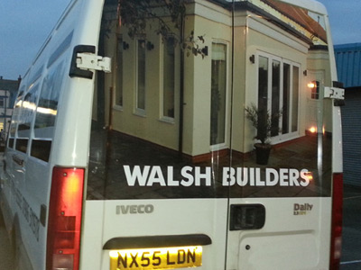 Van Rear Graphics (Walsh Builders)